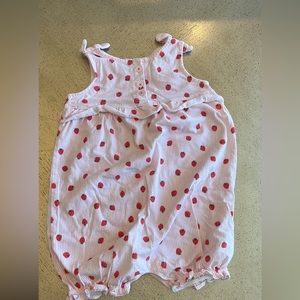 SOLD Carters Strawberry Romper
